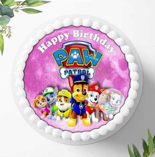 Preview: Paw Patrol Tortenaufleger Ø 20cm, 0185w